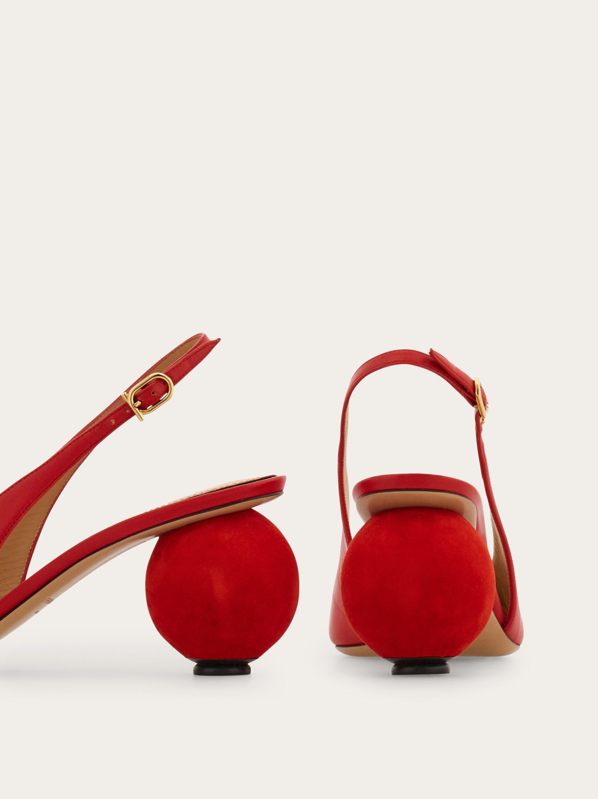 Ferragamo Spherical heel slingback pump - Image 6